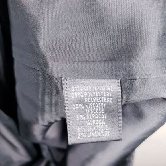 Lafayette 148 wool blend tweed trouser dress pants size 8 - Picture 3 of 8